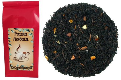 PIERNIKOWA CHATA - herbata czarna NA PREZENT Cynamon, pomarańcza, piernik torebka