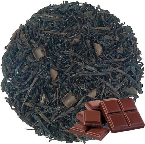 WIEDEŃSKA CZEKOLADA czarna herbata - płatki czekolady