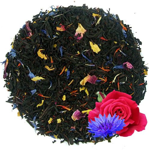 EARL GREY RAINBOW - czarna herbata - bławatek, słonecznik, szafran, płatki róży