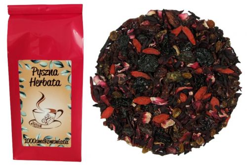 ŁYK SZCZĘŚCIA - herbata owocowa na prezent torebka 50 g