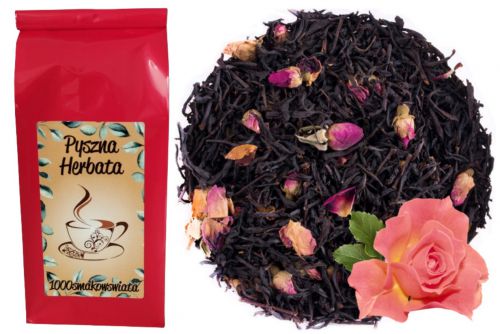 RÓŻA KRÓLOWEJ ZOFIi - herbata czarna RÓŻANA torebka 50 g